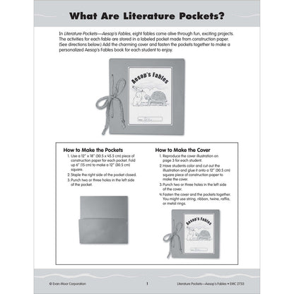 Literature Pockets: Aesop’s Fables, Teacher Resource Workbook (Grades 2–3)