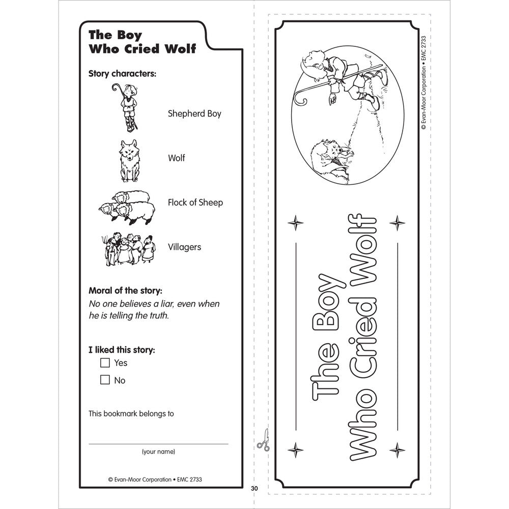 Literature Pockets: Aesop’s Fables, Teacher Resource Workbook (Grades 2–3)