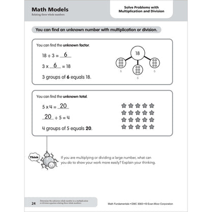 Math Fundamentals, Workbook Grade 3