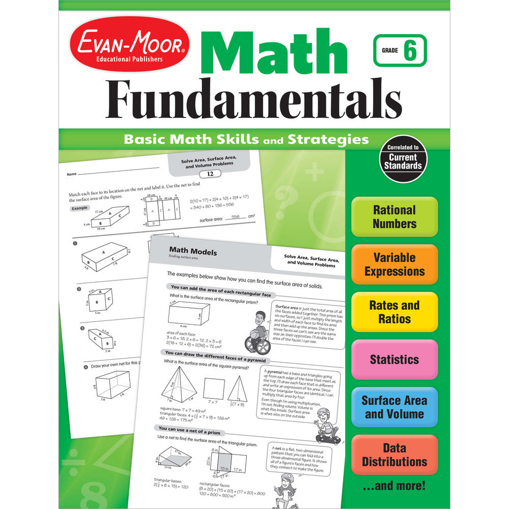 Math Fundamentals, Workbook Grade 6
