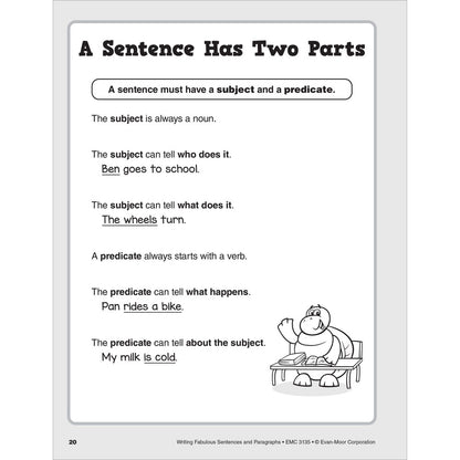Writing Fabulous Sentences & Paragraphs, Grades 1-3