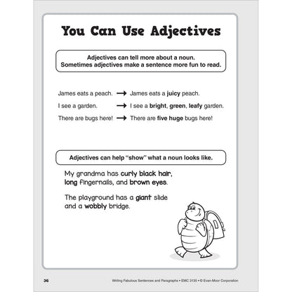 Writing Fabulous Sentences & Paragraphs, Grades 1-3