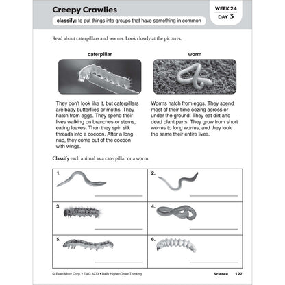 Daily Higher-Order Thinking, Teacher Resource Workbook (Grade 3)