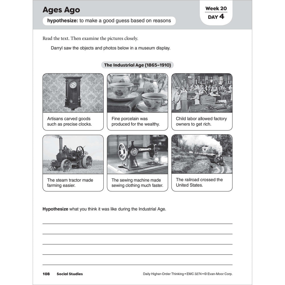 Daily Higher-Order Thinking, Teacher Resource Workbook (Grade 4)