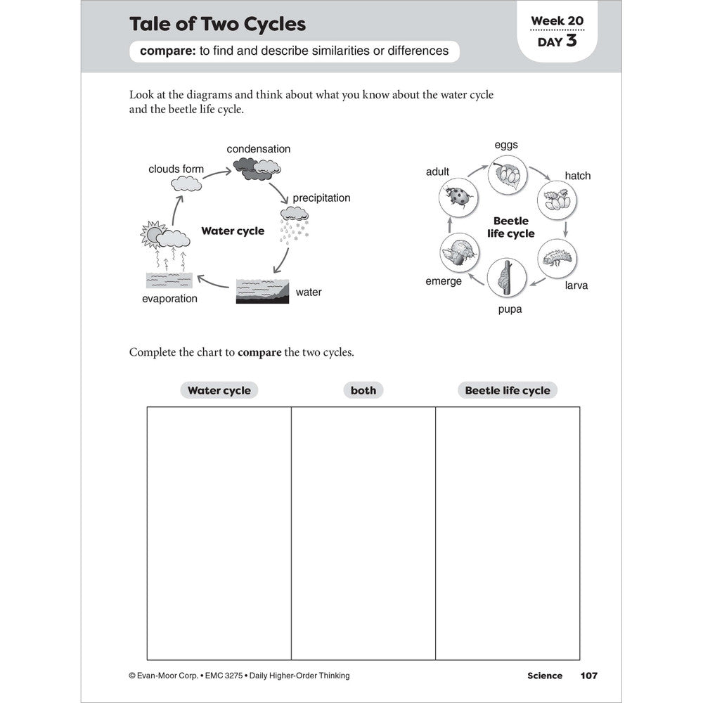 Daily Higher-Order Thinking, Teacher Resource Workbook (Grade 5)