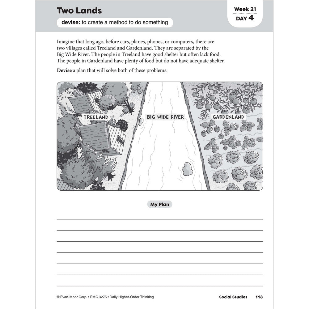 Daily Higher-Order Thinking, Teacher Resource Workbook (Grade 5)