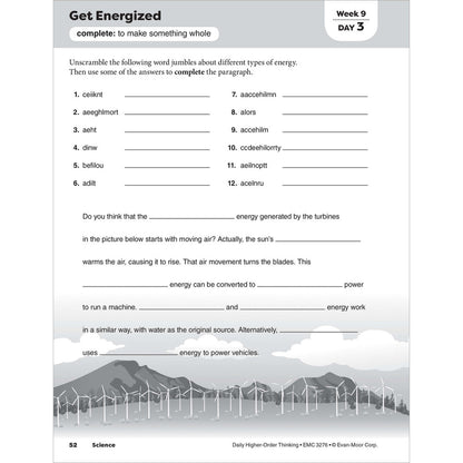 Daily Higher-Order Thinking, Teacher Resource Workbook (Grade 6)