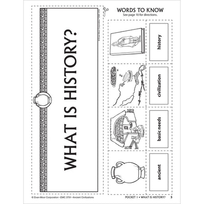 History Pockets: Ancient Civilizations, Teacher Resource Workbook Grade 1-3