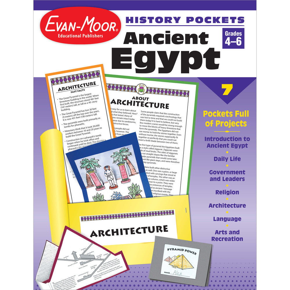 History Pockets: Ancient Egypt, Teacher Resource Workbook Grade 4-6