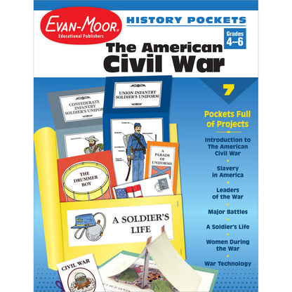 History Pockets: The American Civil War, Teacher Resource Workbook Grade 4-6