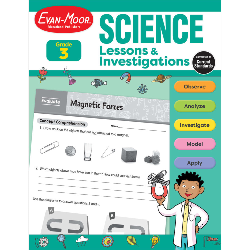 Science Lessons & Investigations Workbook, Grade 3