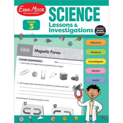 Science Lessons & Investigations Workbook, Grade 3