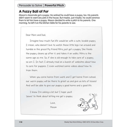 Real-World Writing Workbook, Grades 3-4