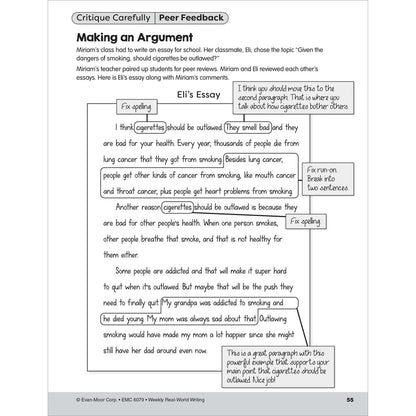 Real-World Writing Workbook, Grades 5-6