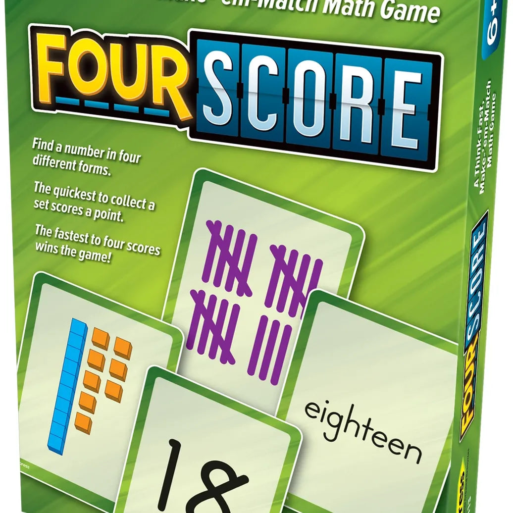 Four Score Card Game: Sight Words