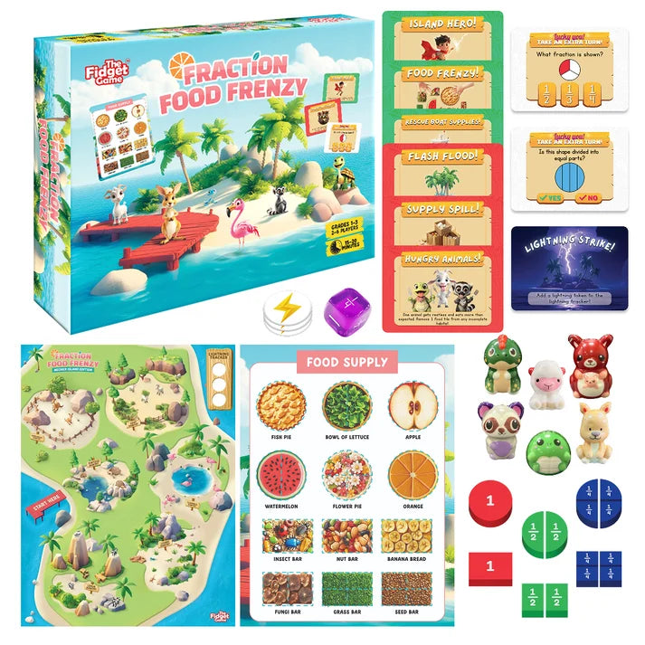 Fraction Food Frenzy Game