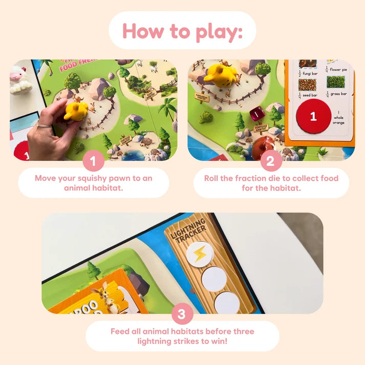 Fraction Food Frenzy Game