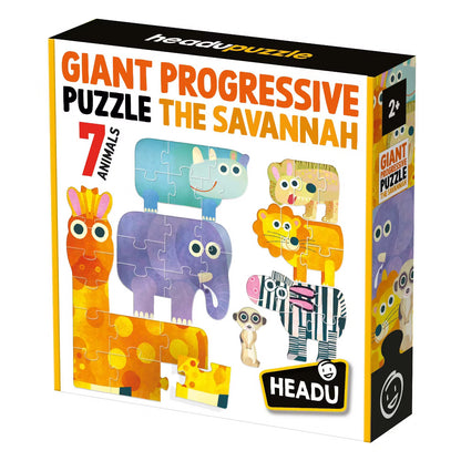 Headu: Giant Progressive Puzzle The Savannah