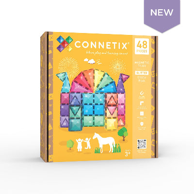 Connetix Glitter Castle Pack 48pc.