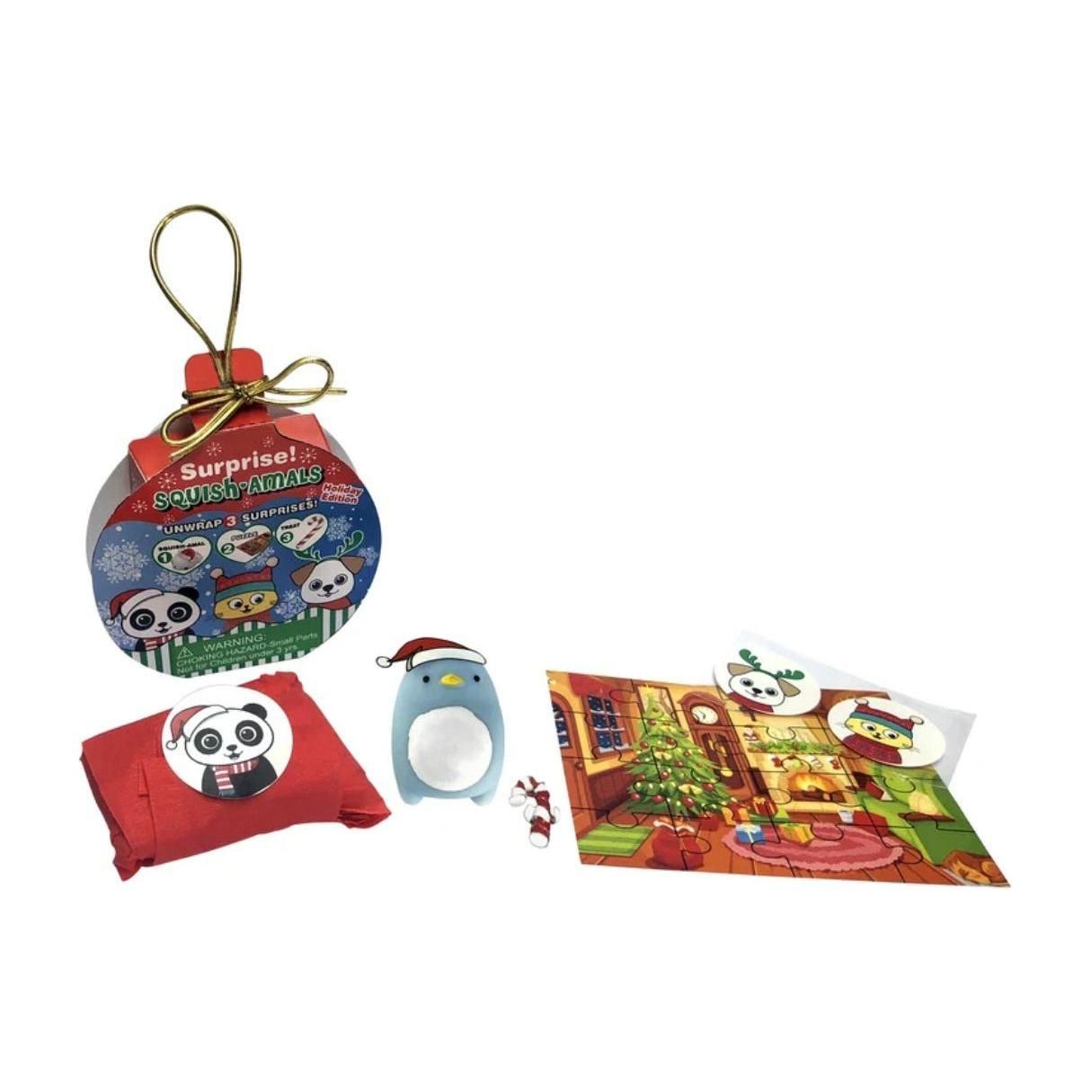 Surprise! Squish-amals Holiday Ornament Edition