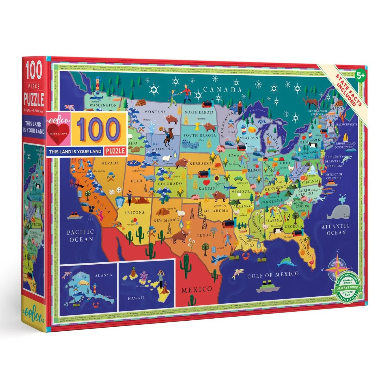 This Land Is Your Land 100 Piece Puzzle