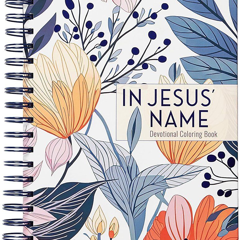 In Jesus Name Devotional Coloring Book
