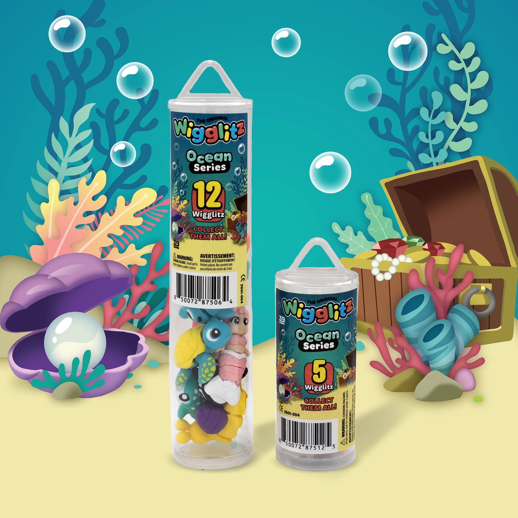Wigglitz Ocean Theme Large Tube