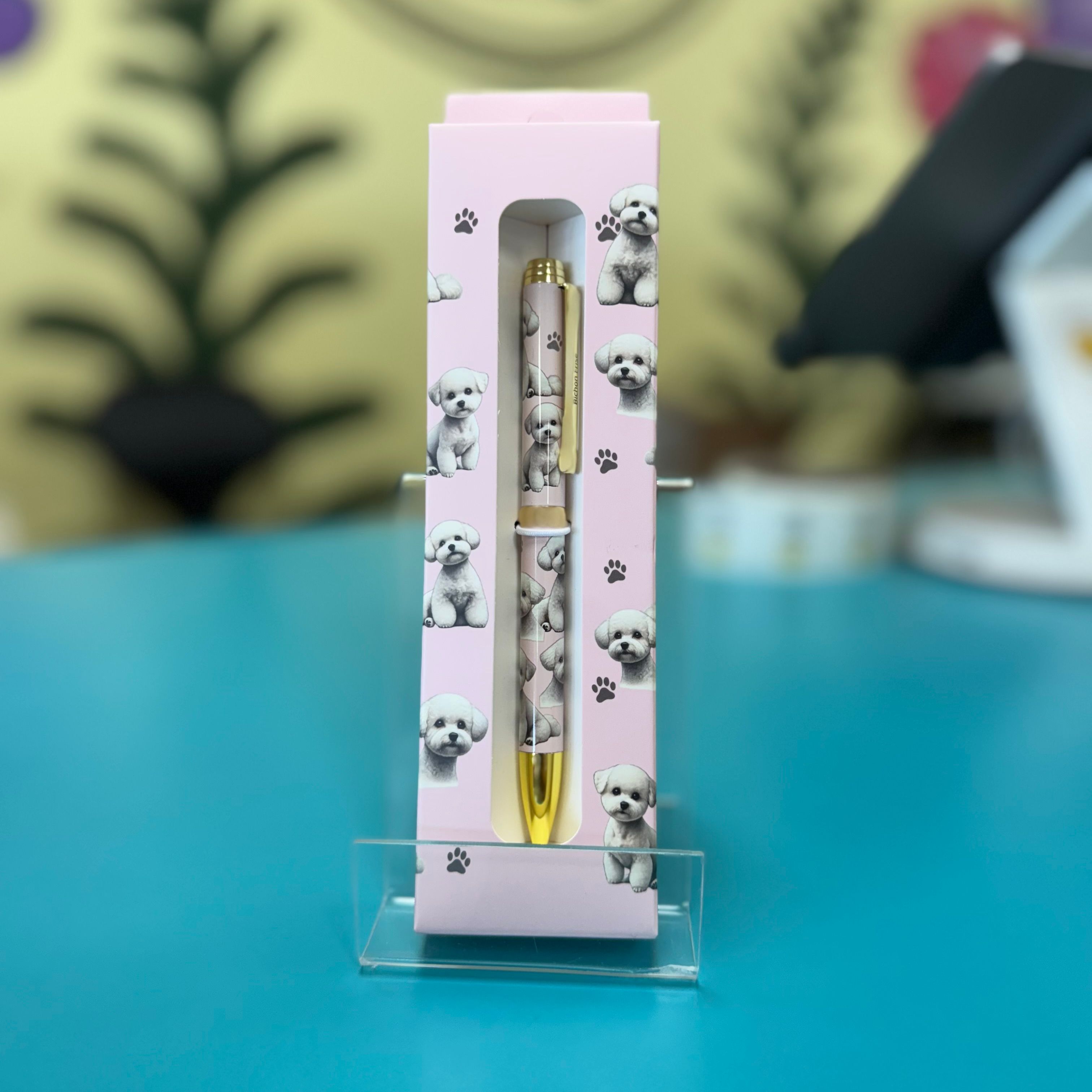 E&S Pets Ballpoint Pen: Bichon Frise