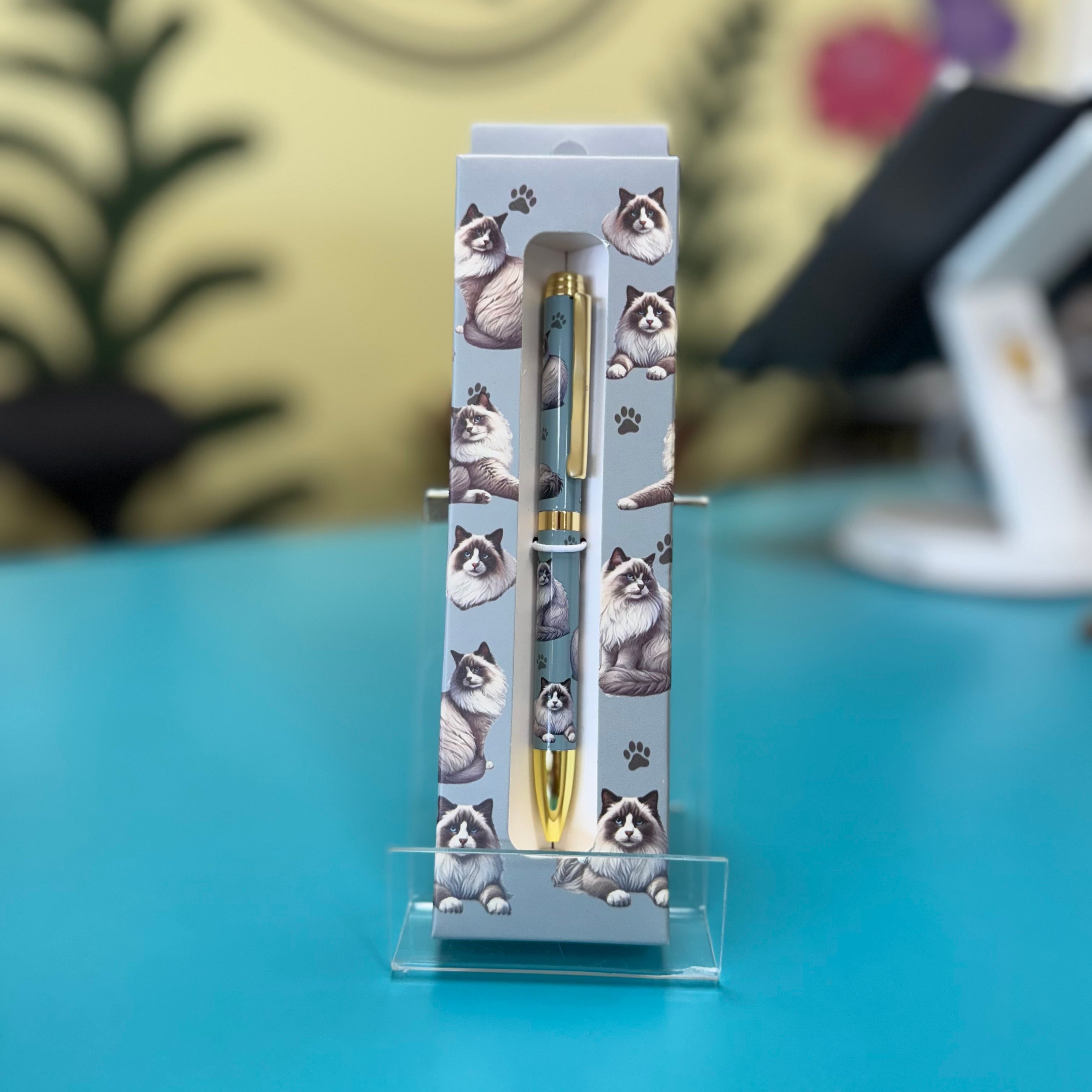 E&S Pets Ballpoint Pen: Ragdoll Cat