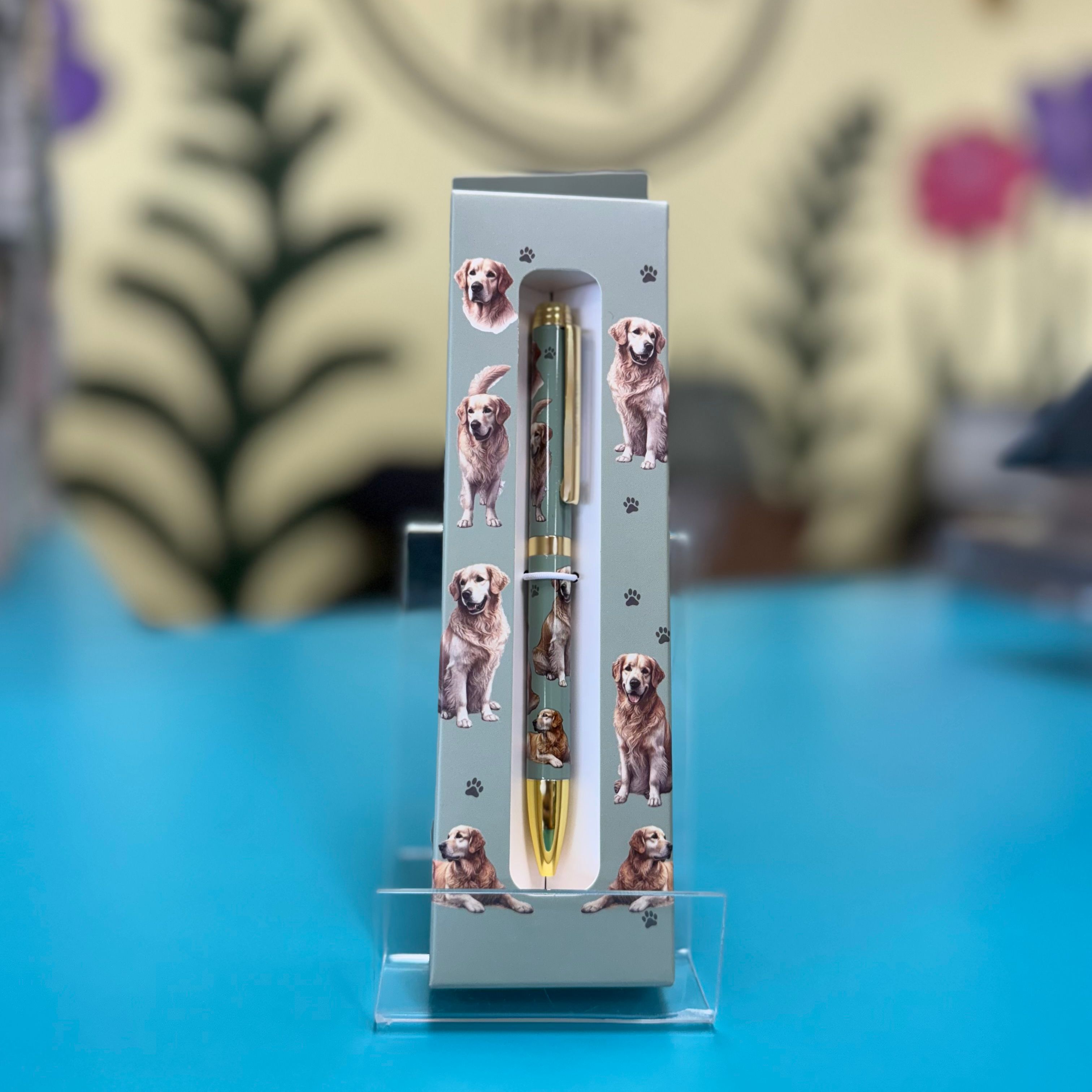 E&S Pets Ballpoint Pen: Golden Retriever