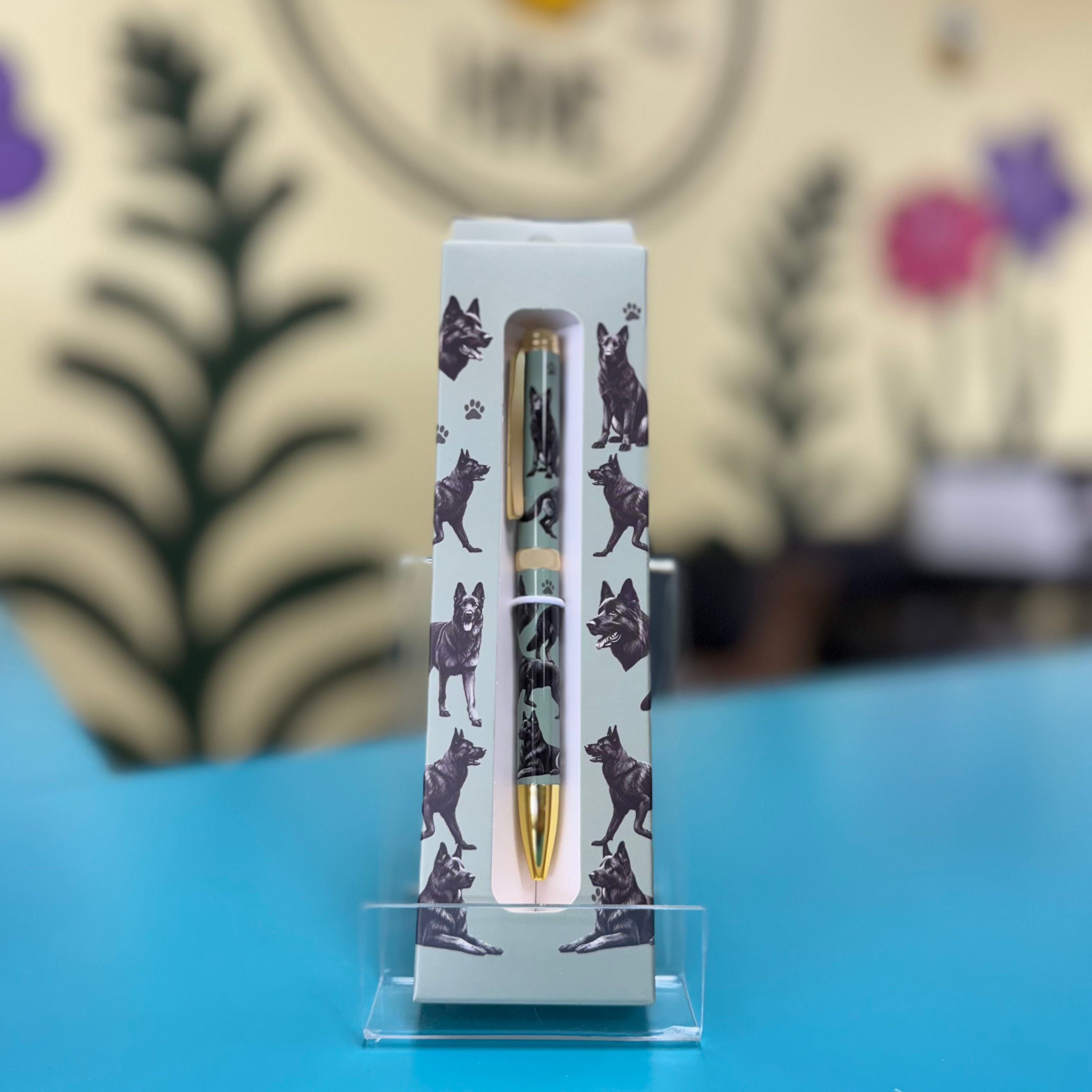 E&S Pets Ballpoint Pen: German Shepherd Black