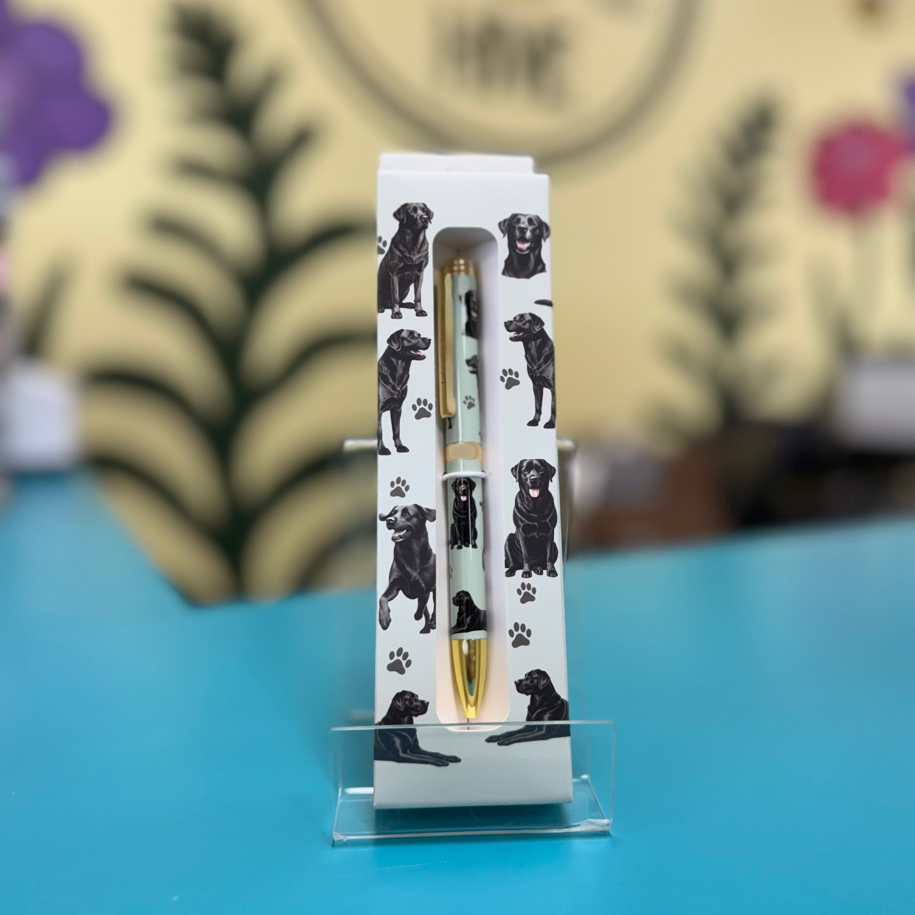 E&S Pets Ballpoint Pen: Labrador Black