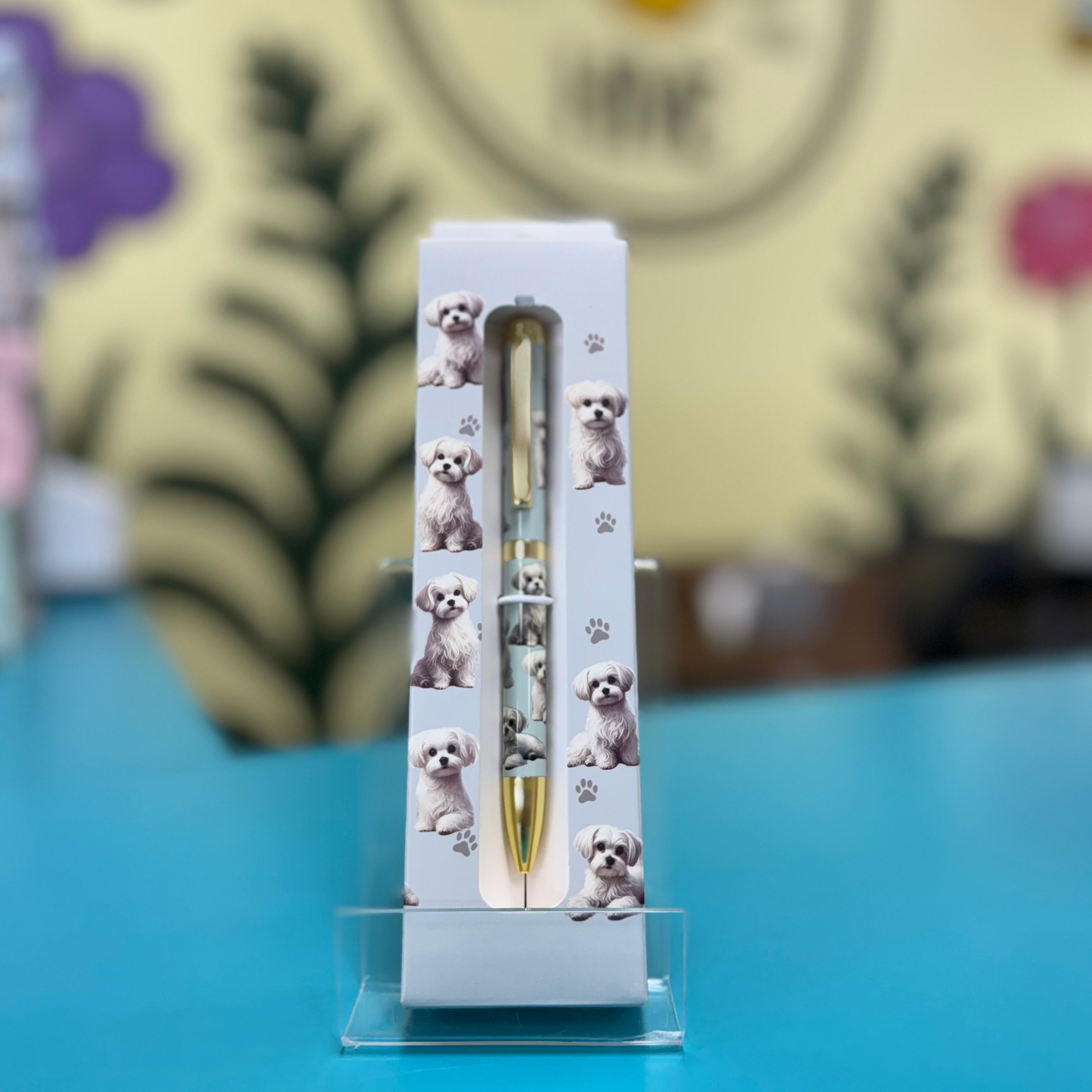 E&S Pets Ballpoint Pen: Maltese