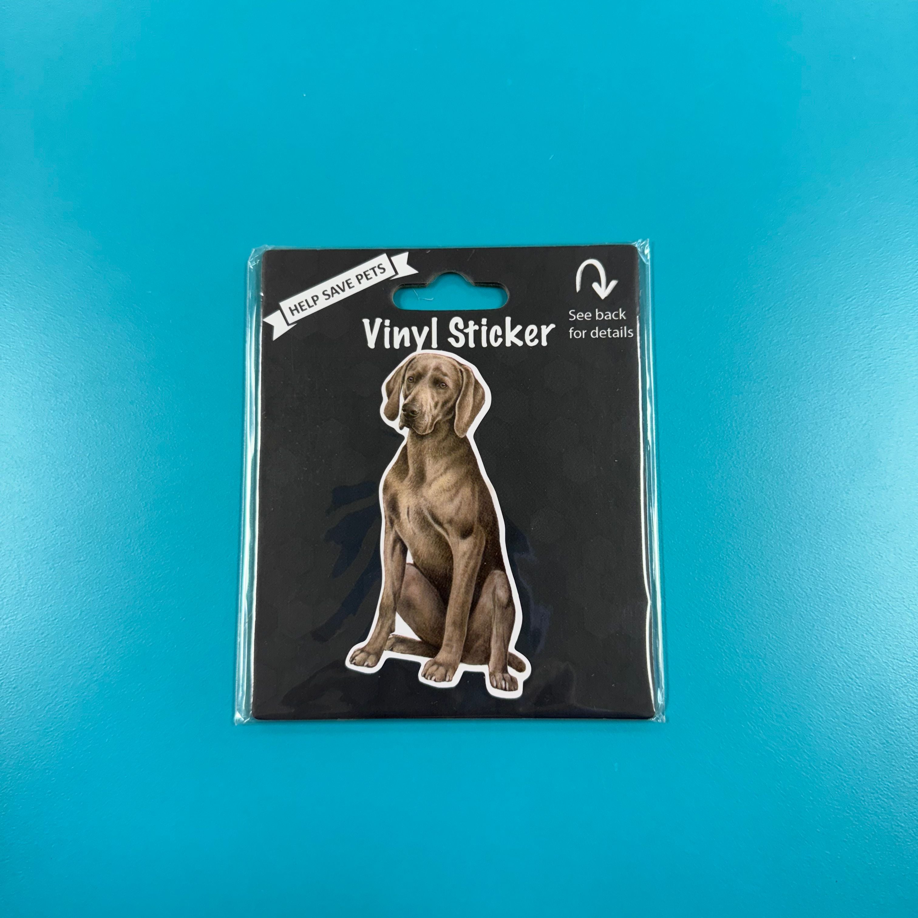 Vinyl Sticker: Weimeraner