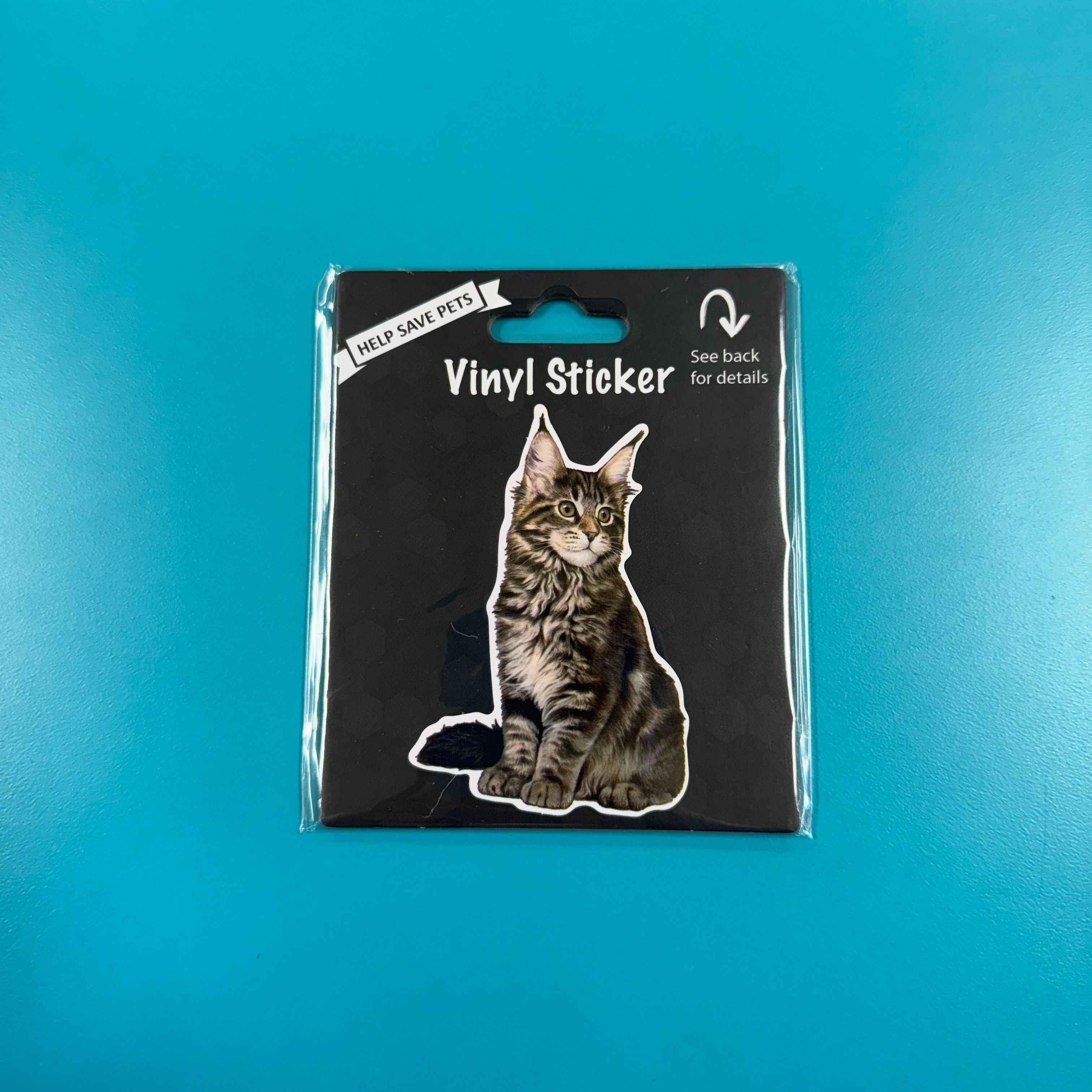 Vinyl Sticker: Maine Coon