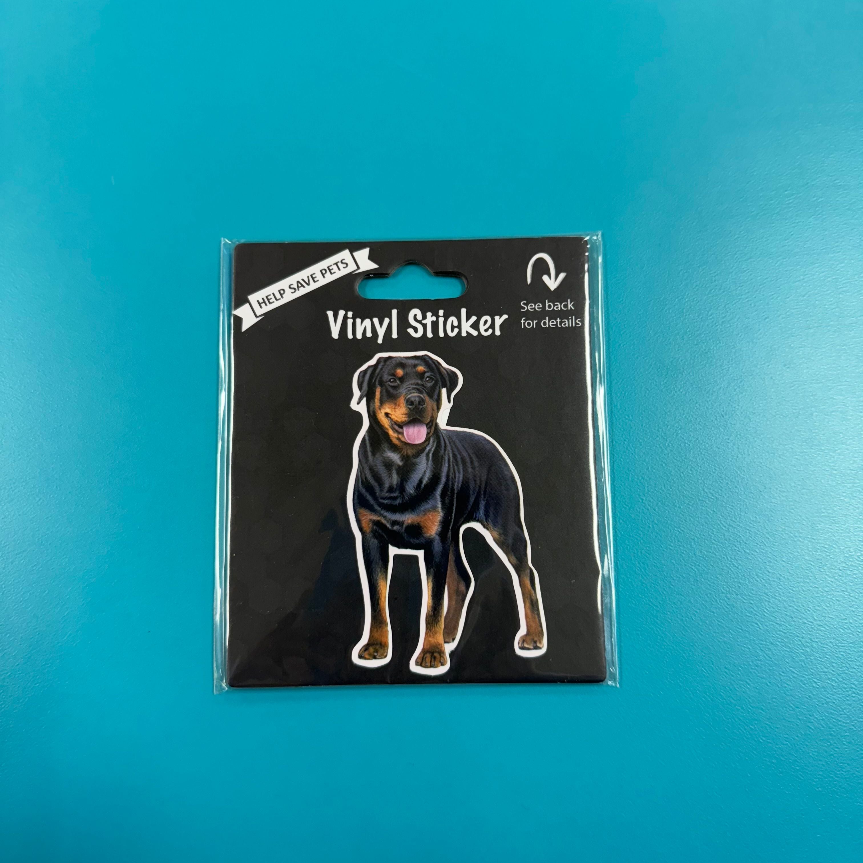 Vinyl Sticker: Rottweiler