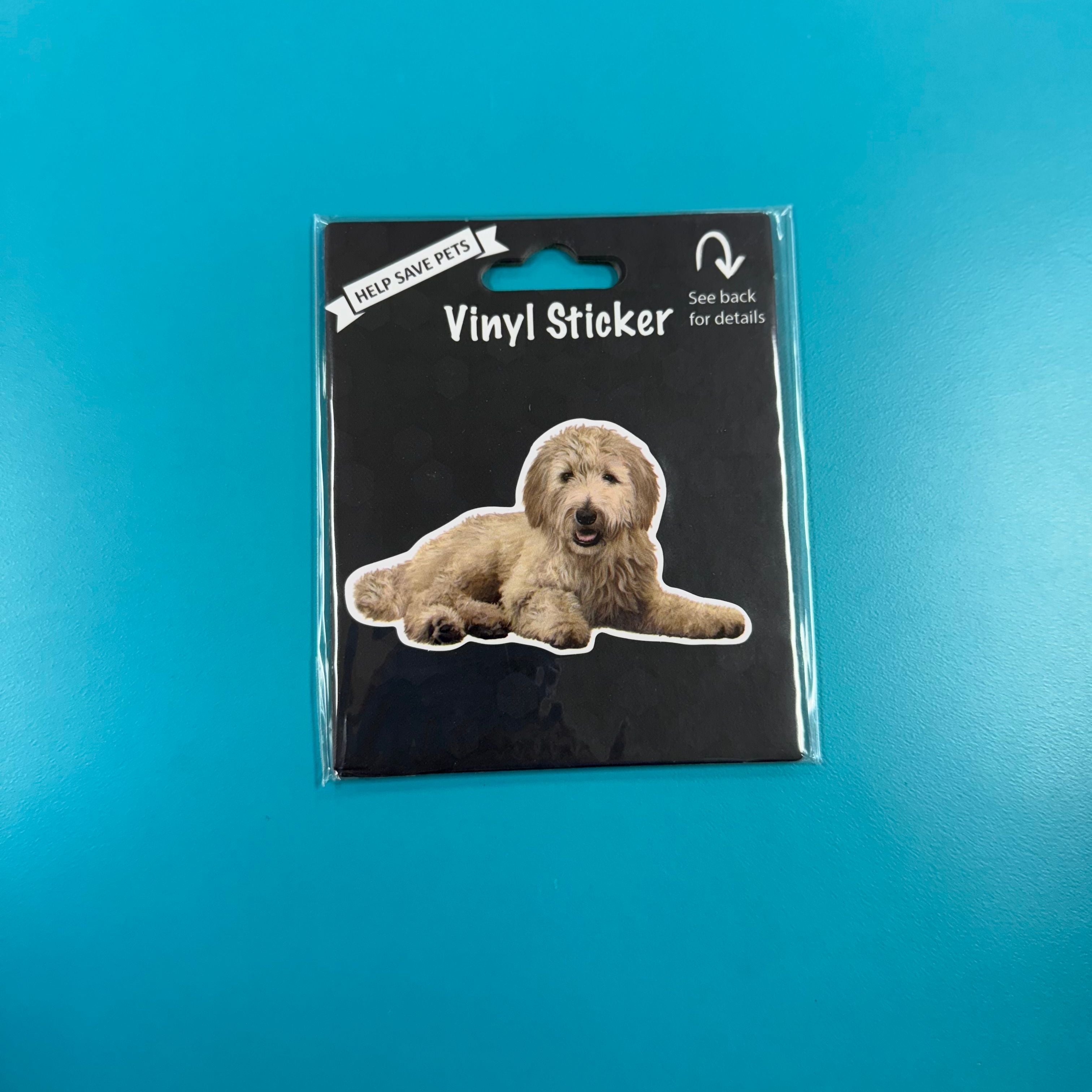 Vinyl Sticker: Goldendoodle