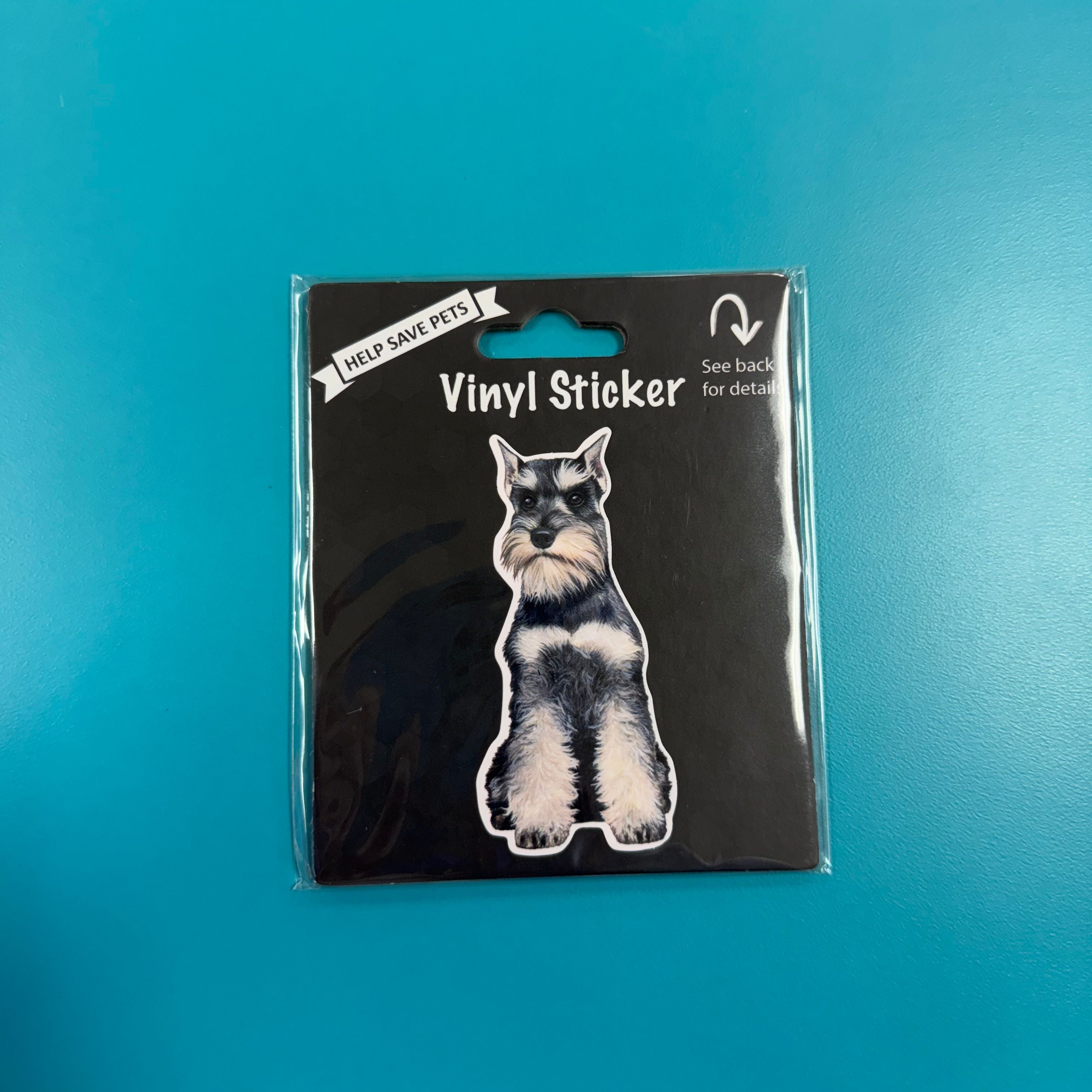 Vinyl Sticker: Schnauzer