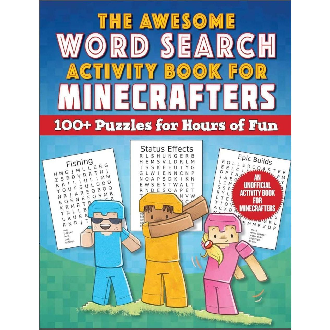 The Awesome Word Search Activity Book for Miecrafters