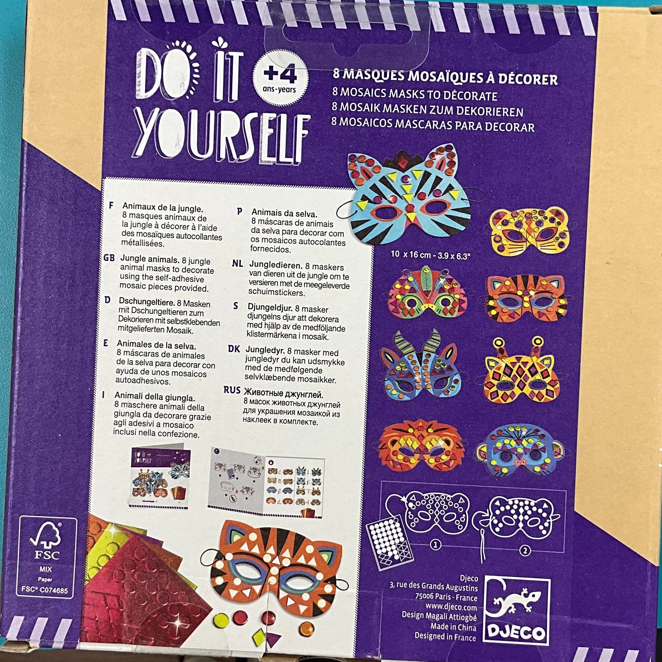 DJECO Mosaic Masks