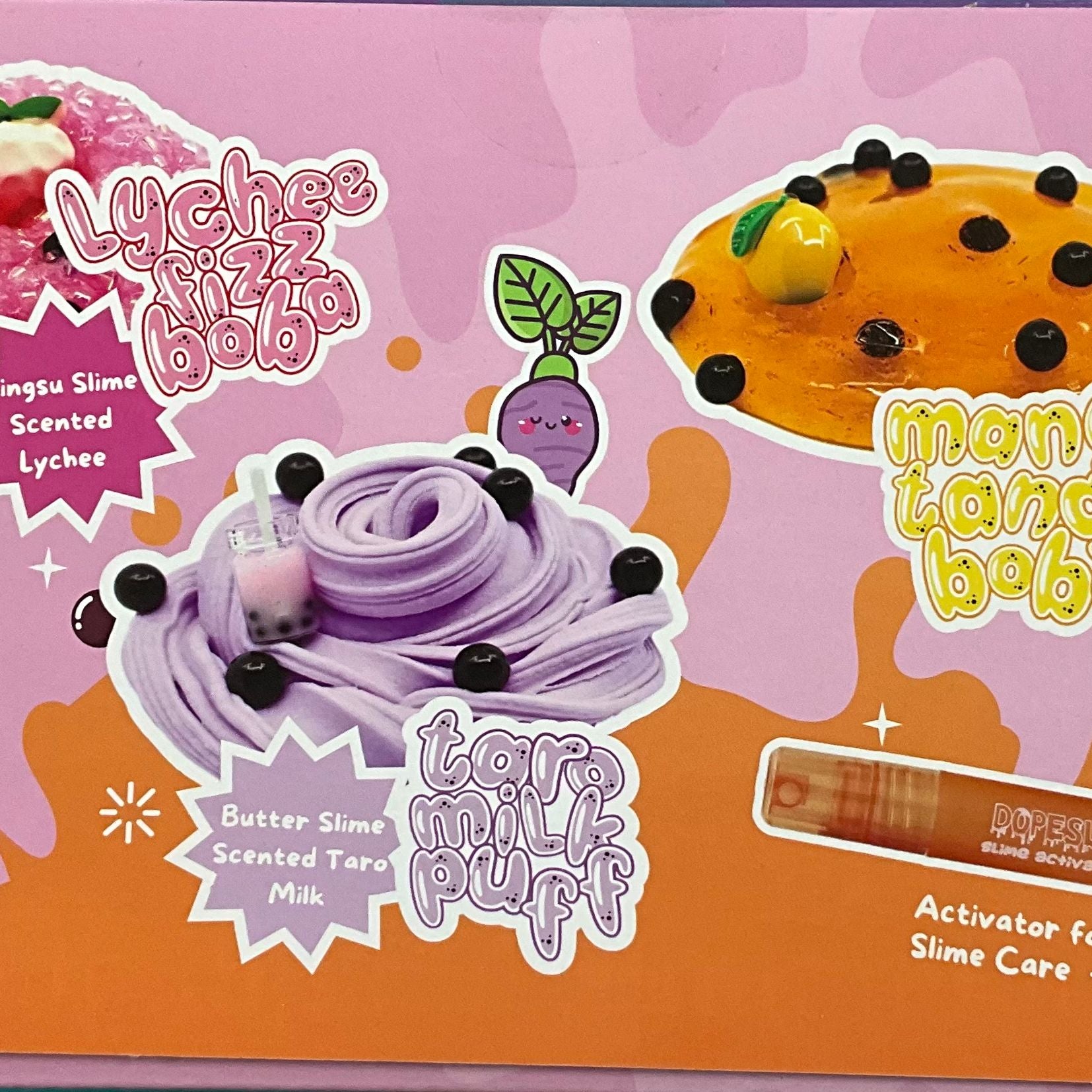 Dope Slime Boba Slime Trio