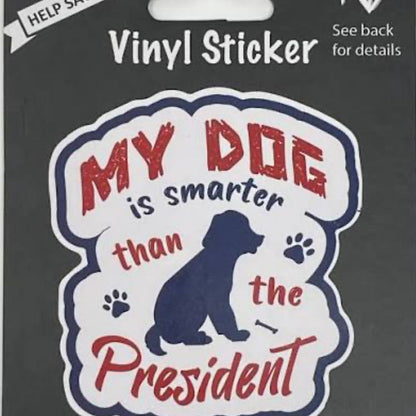 Vinyl Sticker: President