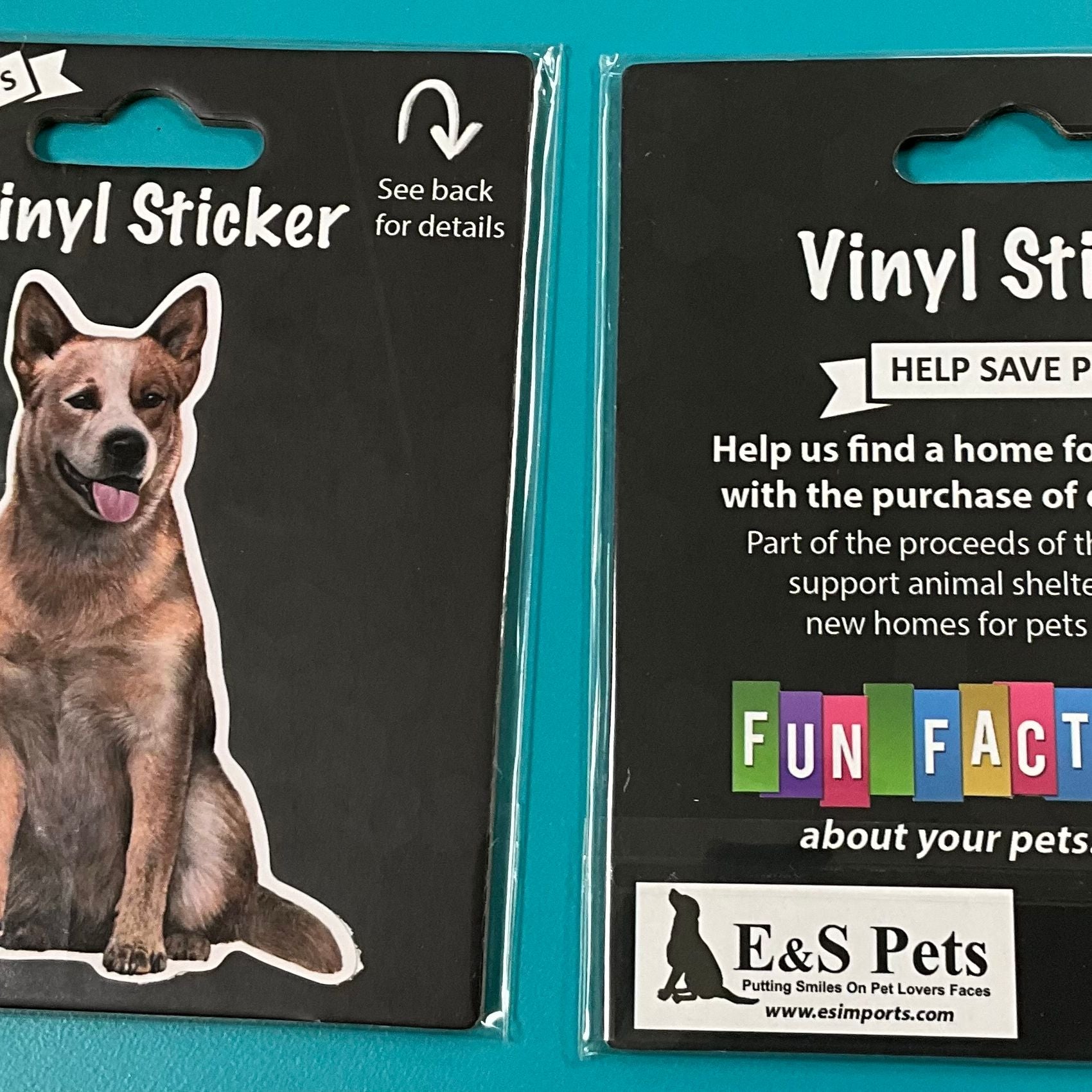 Vinyl Sticker: Australian Cattle Dog Red