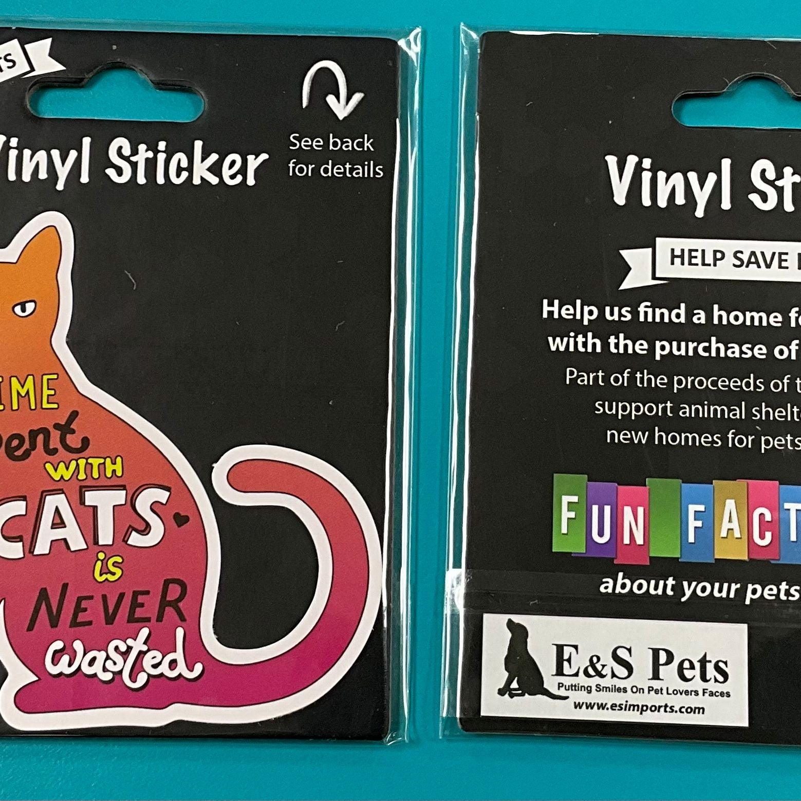 Vinyl Sticker: Time Spent with Cats