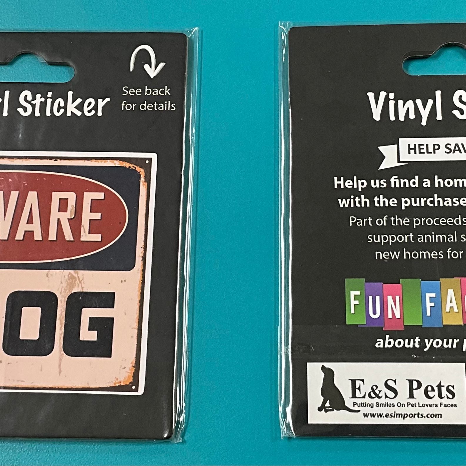 Vinyl Sticker: Beware of Dog