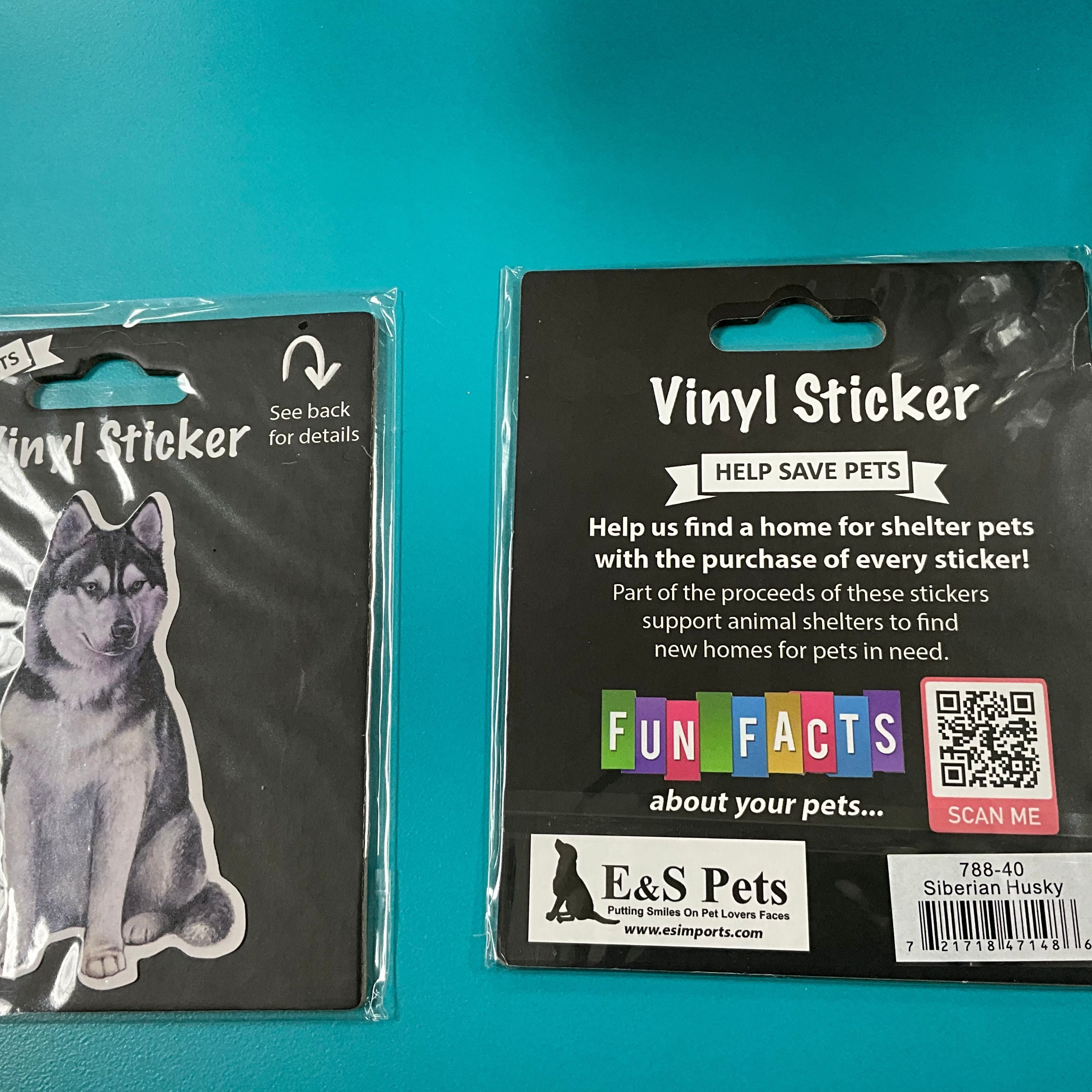 Vinyl Sticker: Siberian Husky