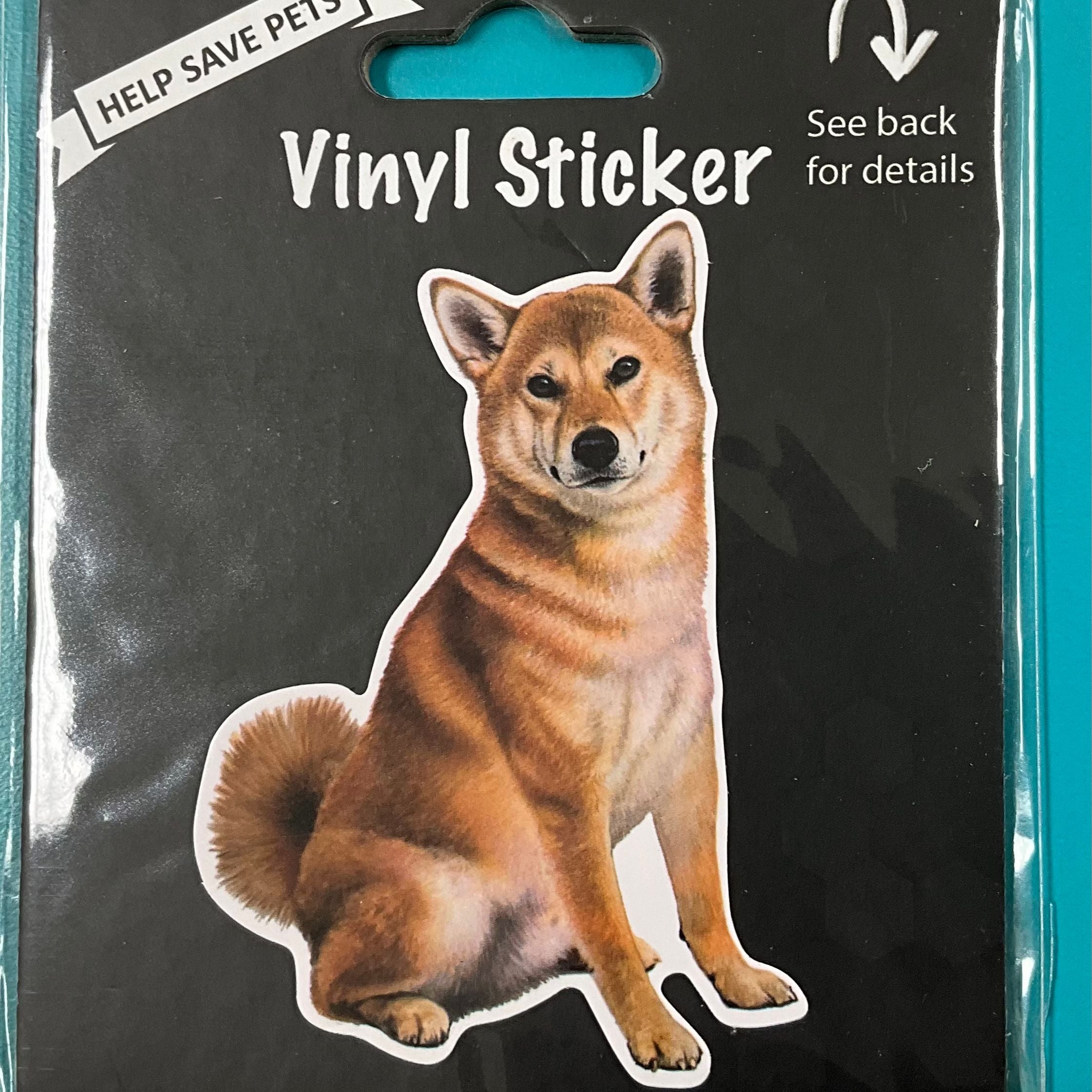 Vinyl Sticker: Shiba Inu