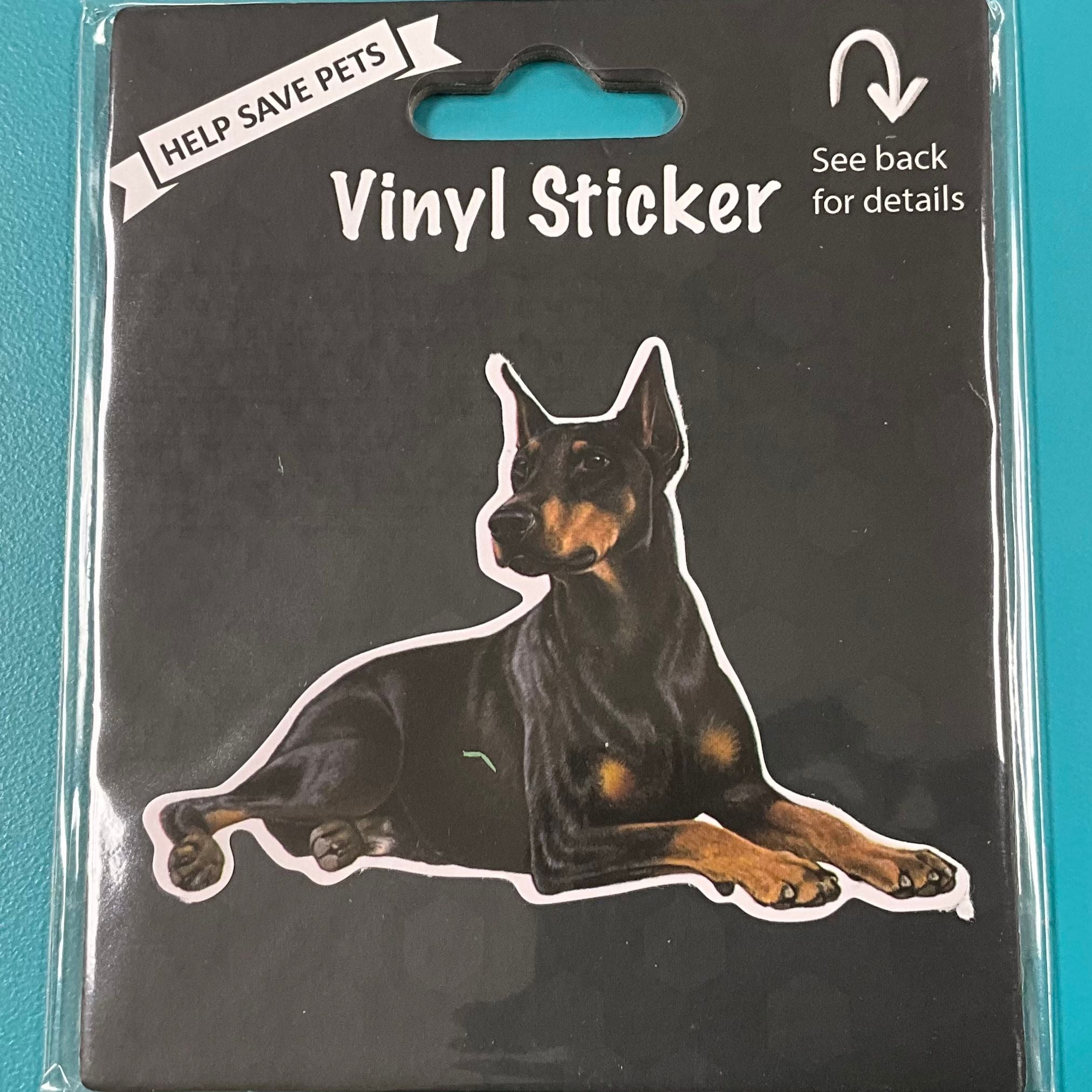 Vinyl Sticker: Doberman
