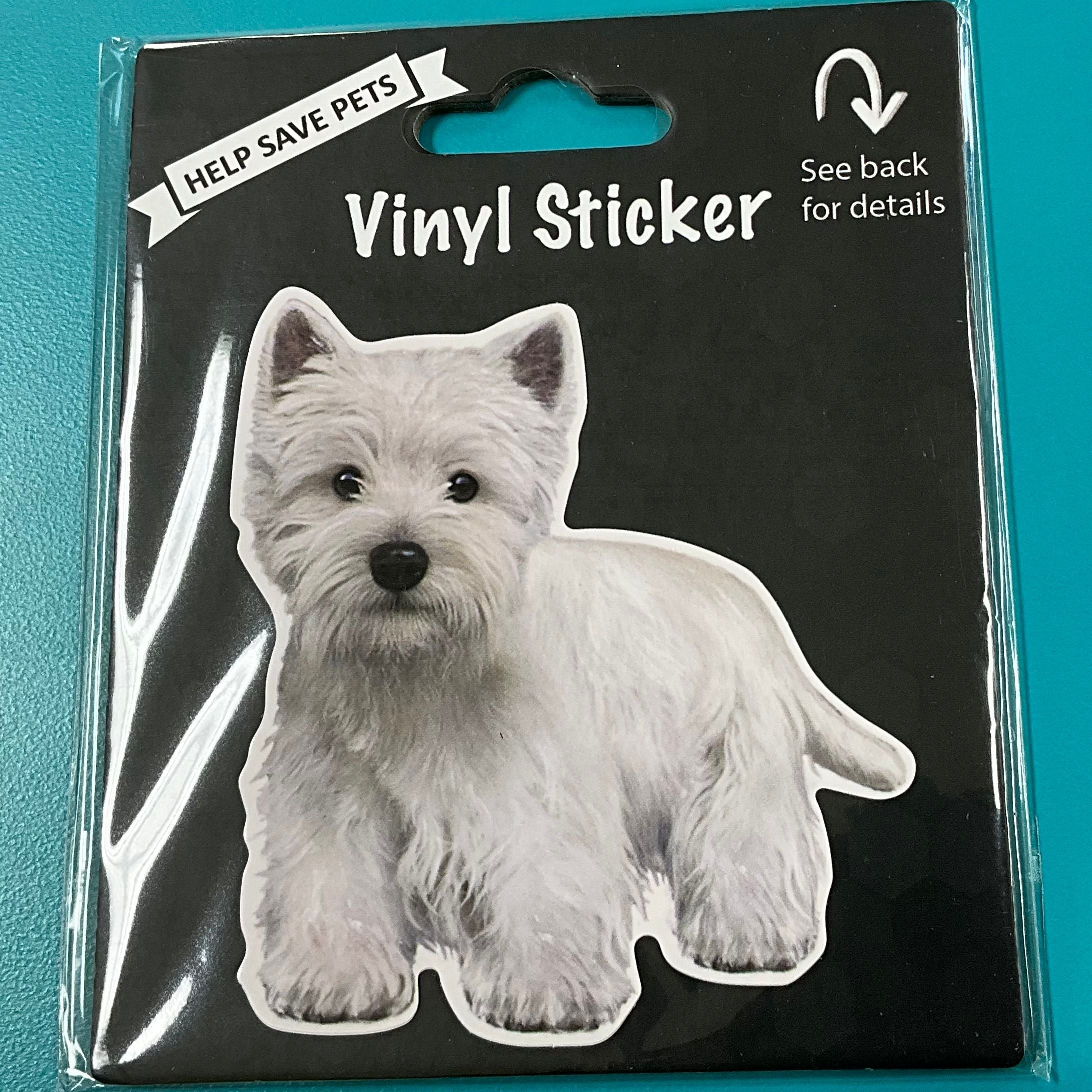 Vinyl Sticker: Wesh Highland Terrier
