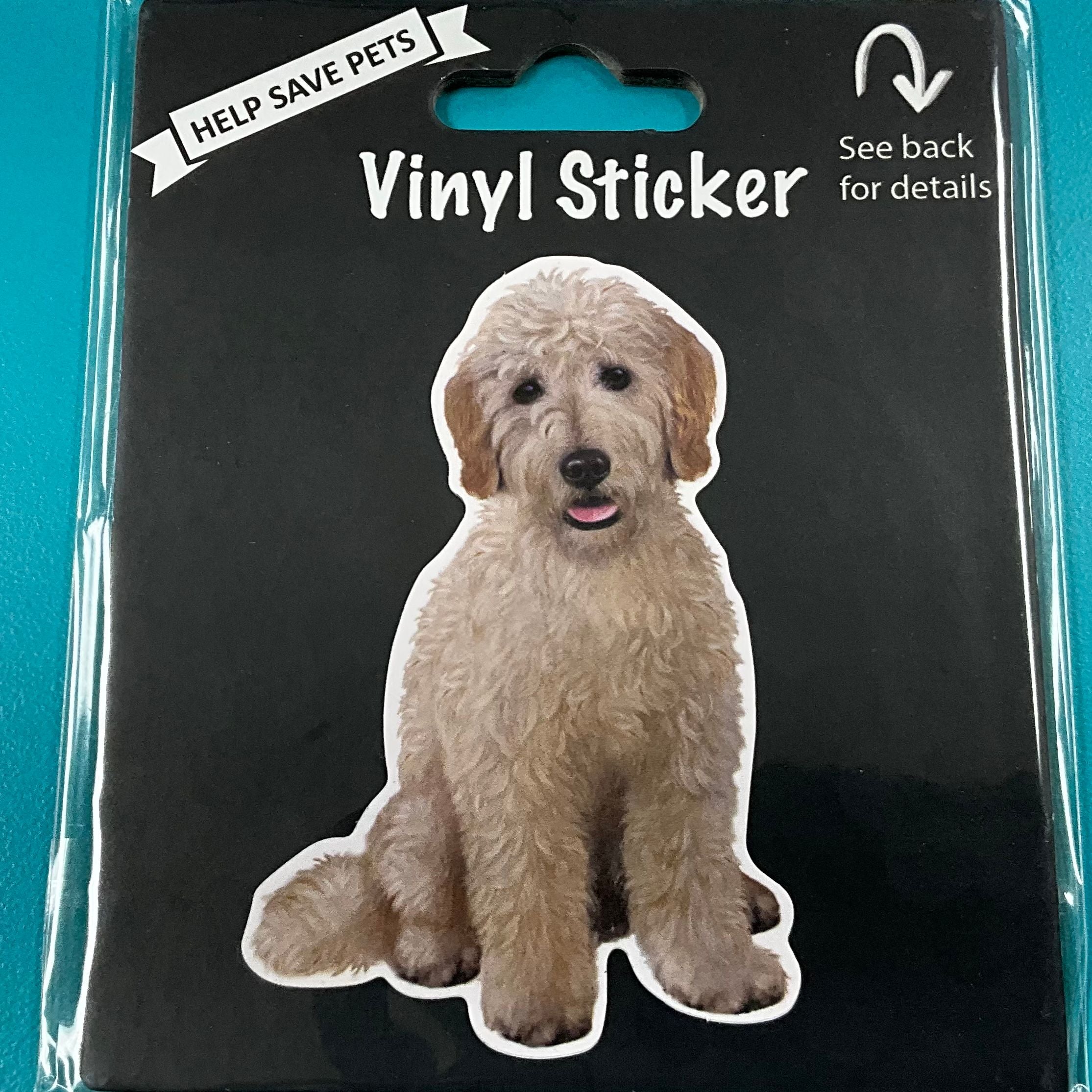 Vinyl Sticker: Goldendoodle